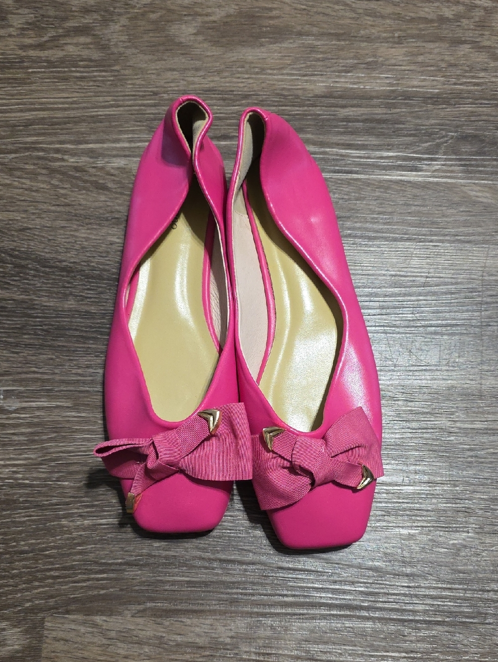 Women’s Pink Bow Ballet Flats
